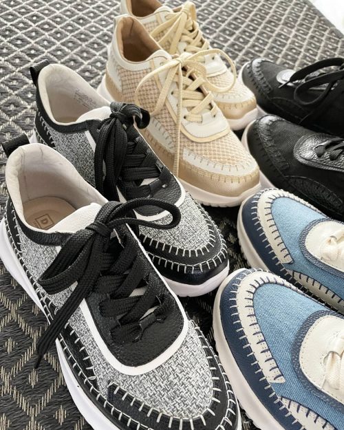 Tenis en Cueros - Ref. Z-2872 Blanco y Negro