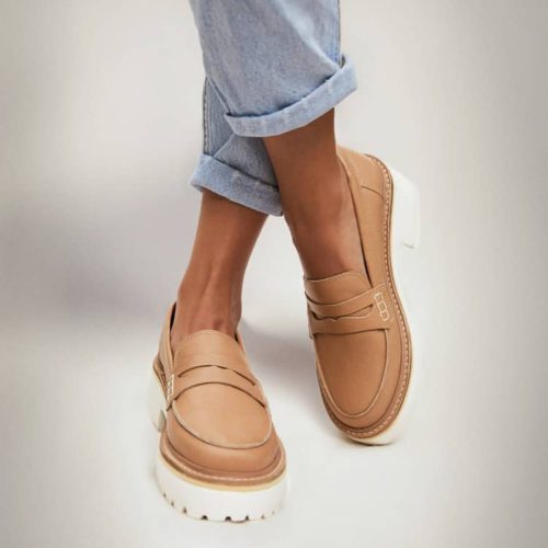 Zapatos Tipo Loafer - Ref. Z-2942 Camel