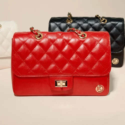 Bolso de Hombro en Cuero  - Ref. B-1570