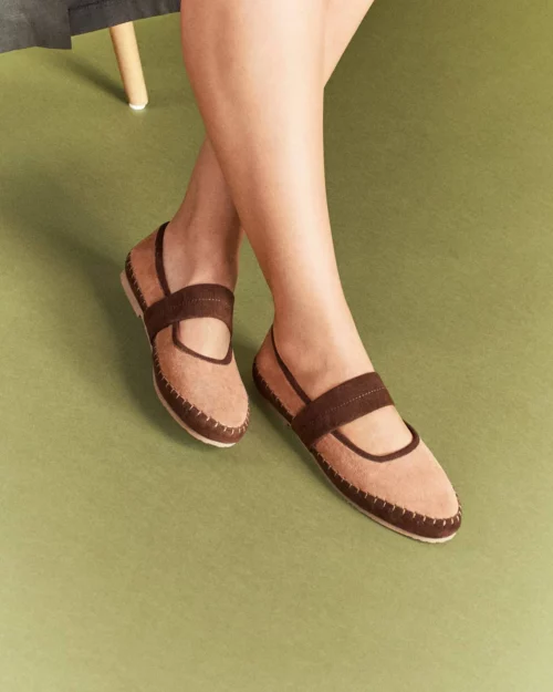 Zapato Tipo Merceditas (Mary Jane's) - Ref. Z-3296 Chocolate Claro