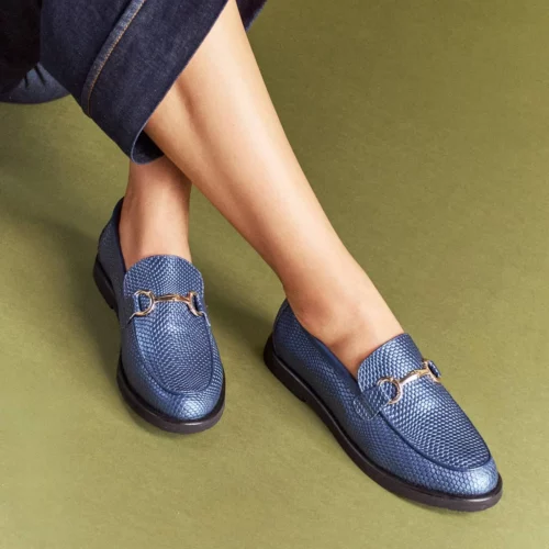 Zapato Cerrado Tipo Loafer - Ref. Z-3321 Azul