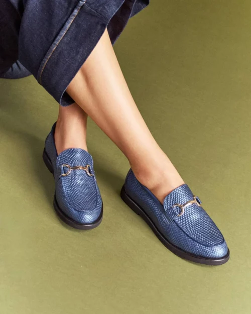Zapato Cerrado Tipo Loafer - Ref. Z-3321 Azul