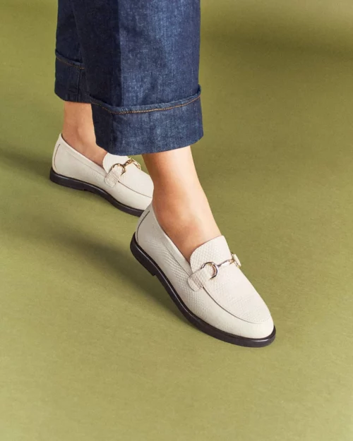 Zapato Cerrado Tipo Loafer - Ref. Z-3321 Blanco