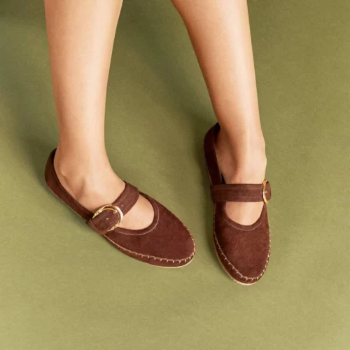 Zapato Tipo Merceditas (Mary Jane's) - Ref. Z-3297 Gamo Chocolate