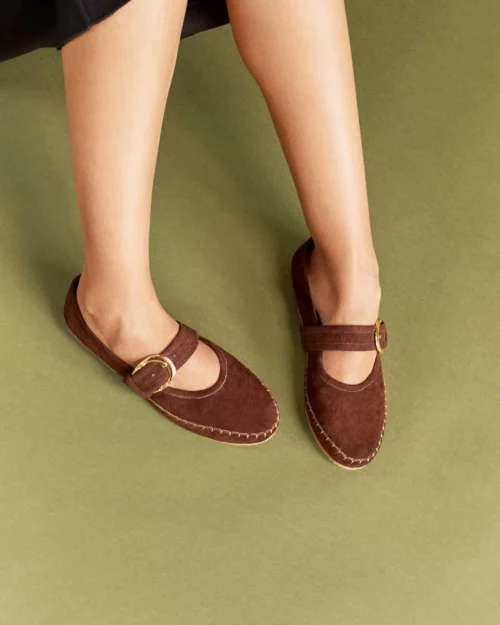Zapato Tipo Merceditas (Mary Jane's) - Ref. Z-3297 Gamo Chocolate