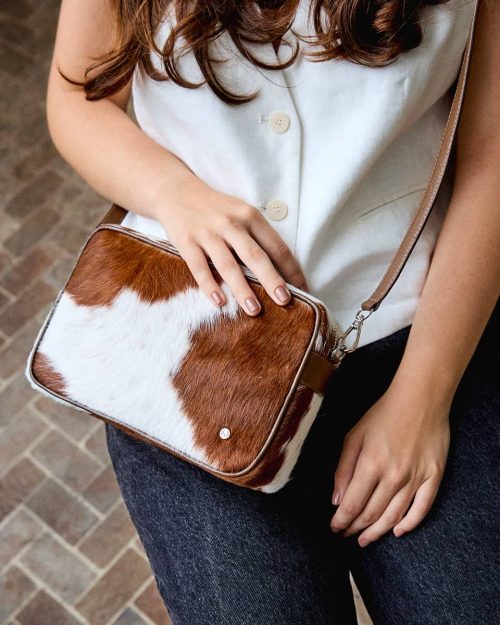 Bolso de Hombro/ Manos Libres - Ref. B-1541 Miel Pelo