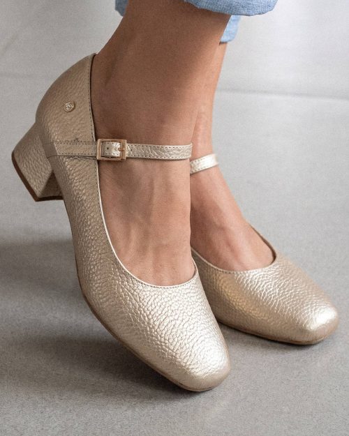 Zapato Cerrado con Tacón - Ref. Z-2951 Dorado