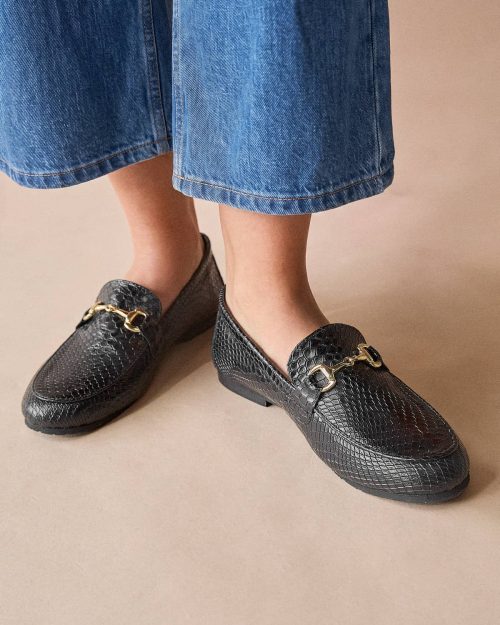 Zapato Cerrado/ Loafers en Cuero  - Ref. Z-3453 Negro